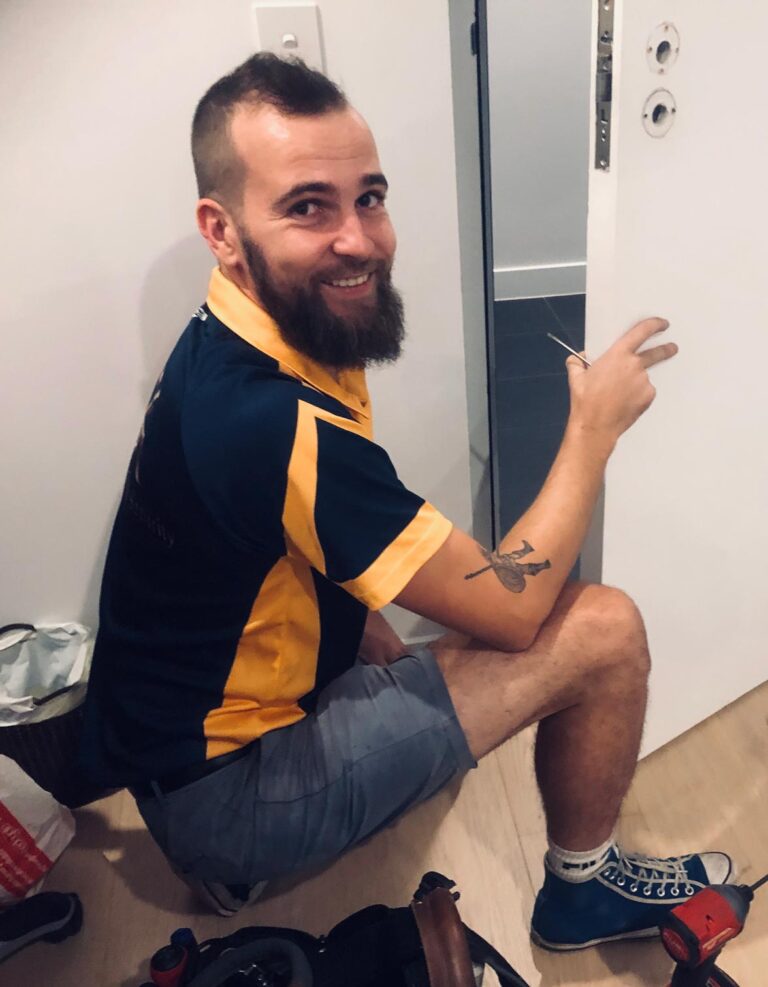 Pete owner of SK Locksmiths Brisbane professional headshot for locksmith website