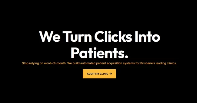 Medical website audit icon Big Bao healthcare page