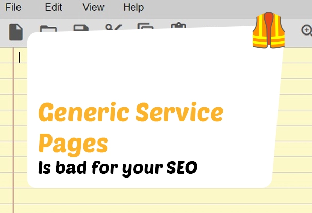Your Generic Service Pages are Handing Big Jobs to Competitors