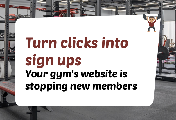 Your Gym Trial Booking Page is a Total Workout