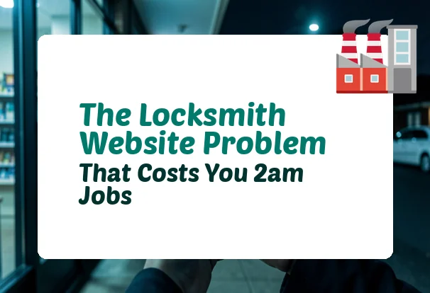 The Locksmith Website Problem That Costs You 2am Jobs
